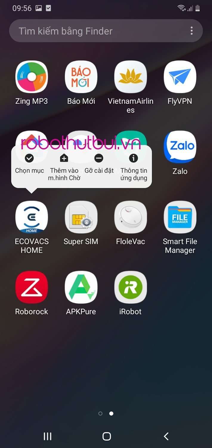 Hướng dẫn cài đặt và kết nối App Ecovacs Home 9 Cài đặt Ecovacs Home và kết nối